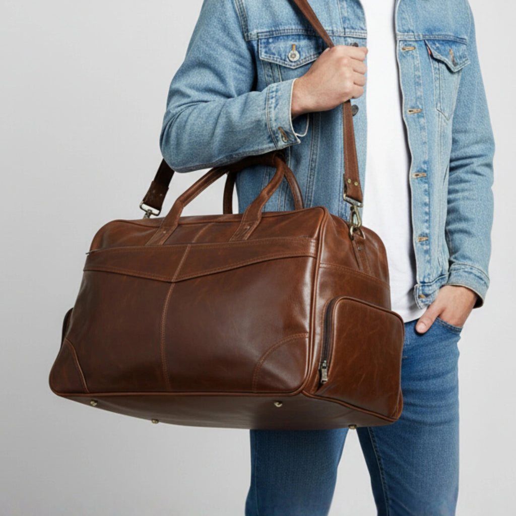 Leather Sierra Travel Duffle