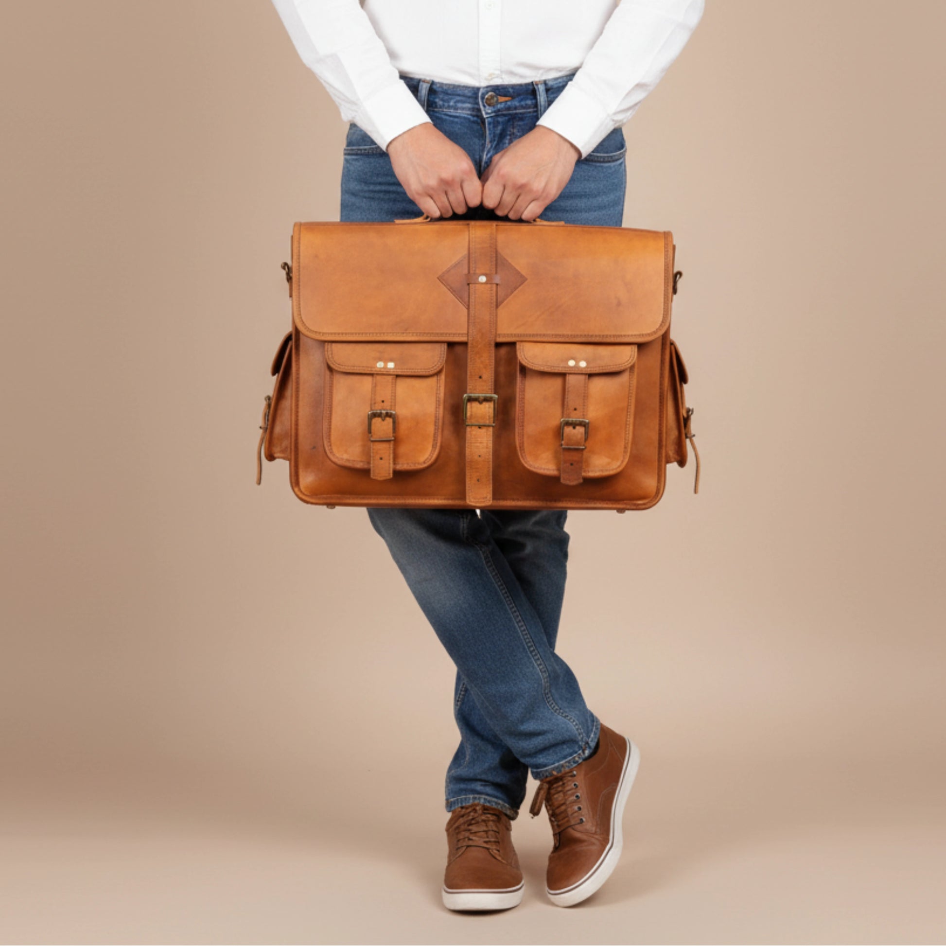 018 Leather Briefcase