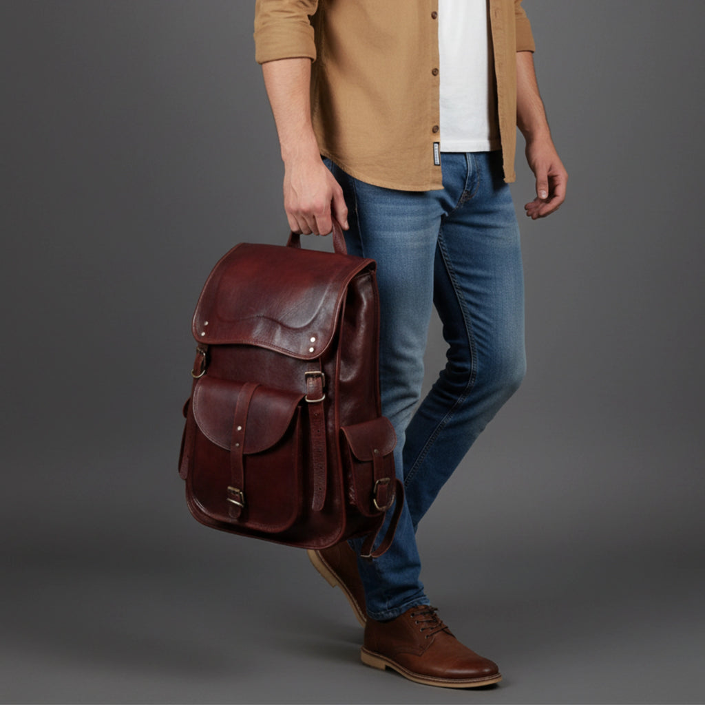 012 Leather Backpack