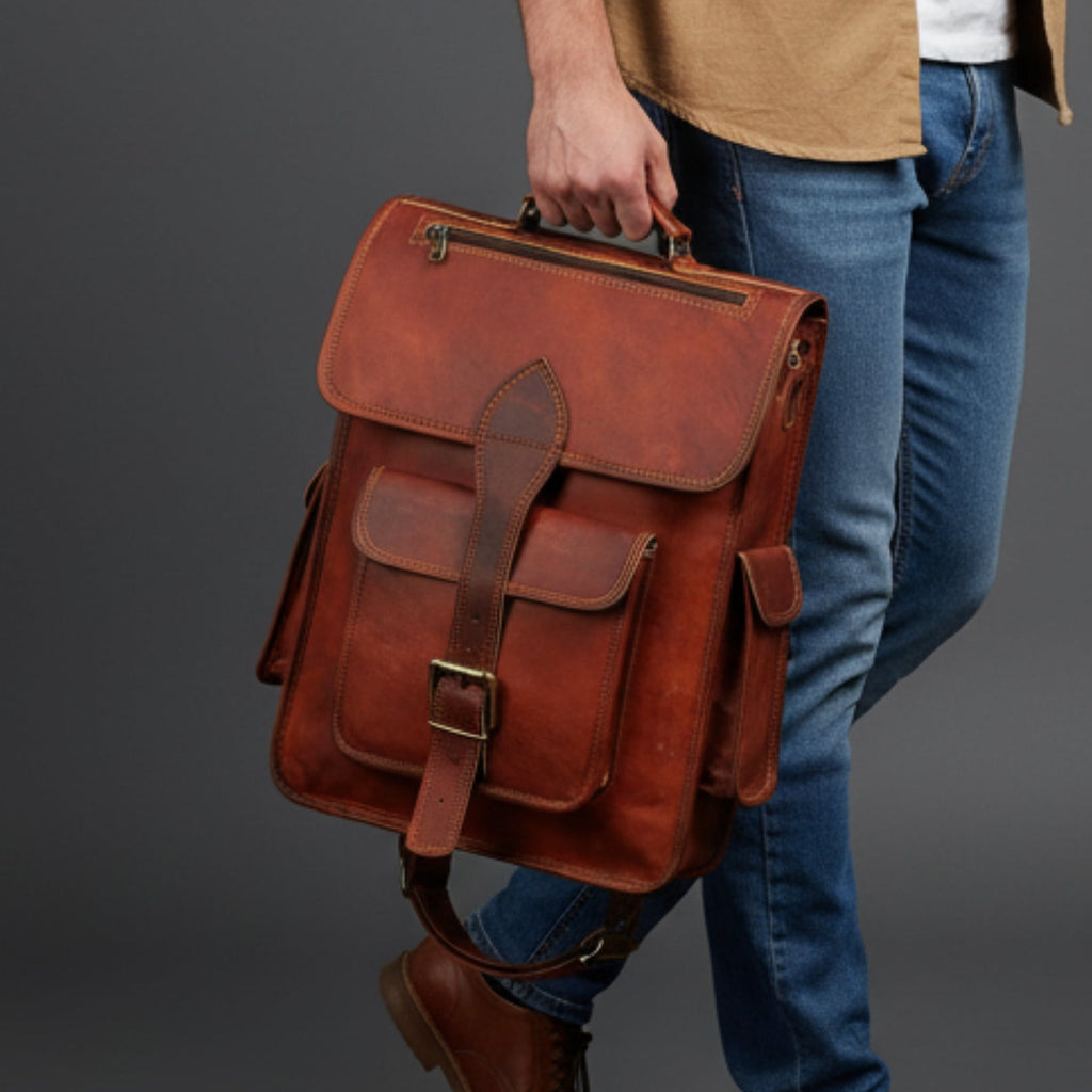 007 Leather Backpack
