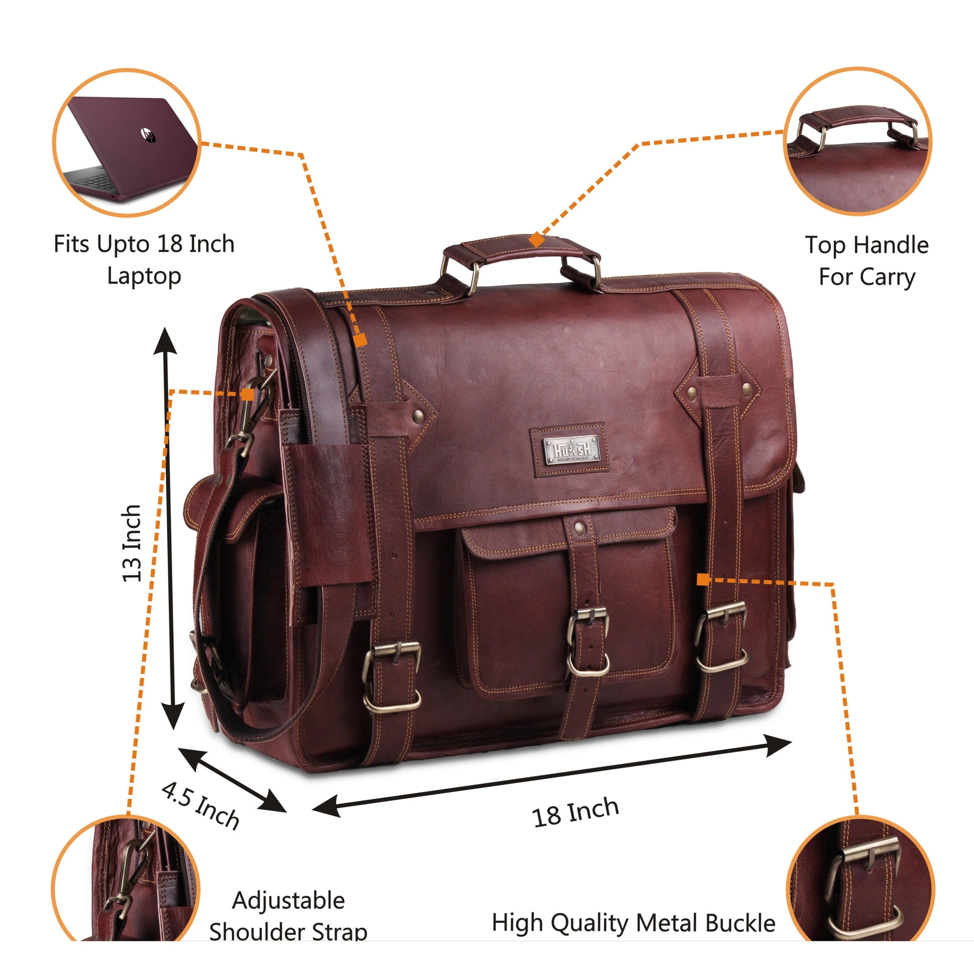 017 Leather Briefcase