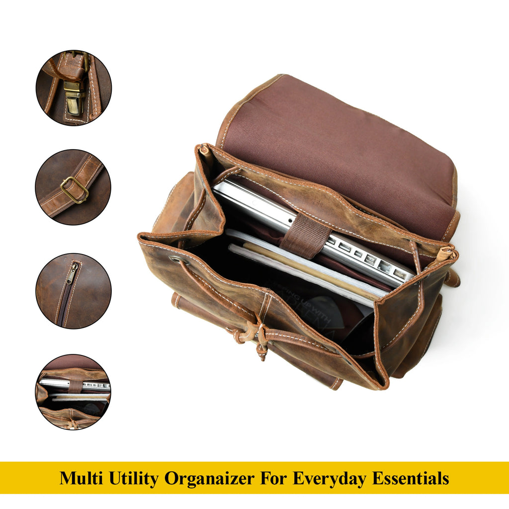 002 Leather Backpack