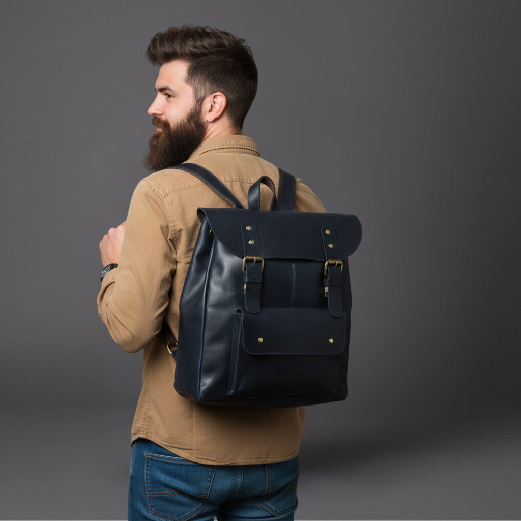 019 Leather Backpack