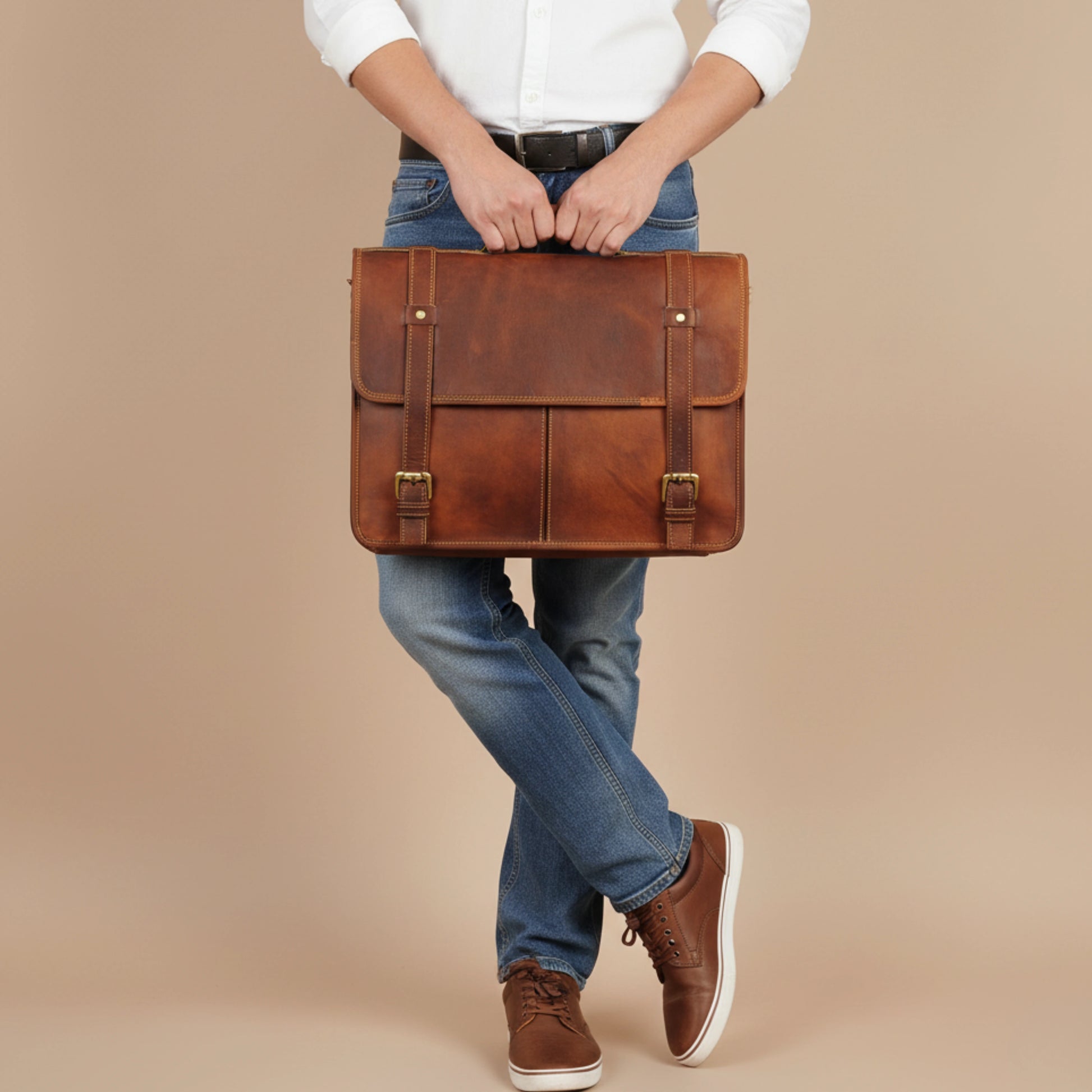 021 Leather Briefcase