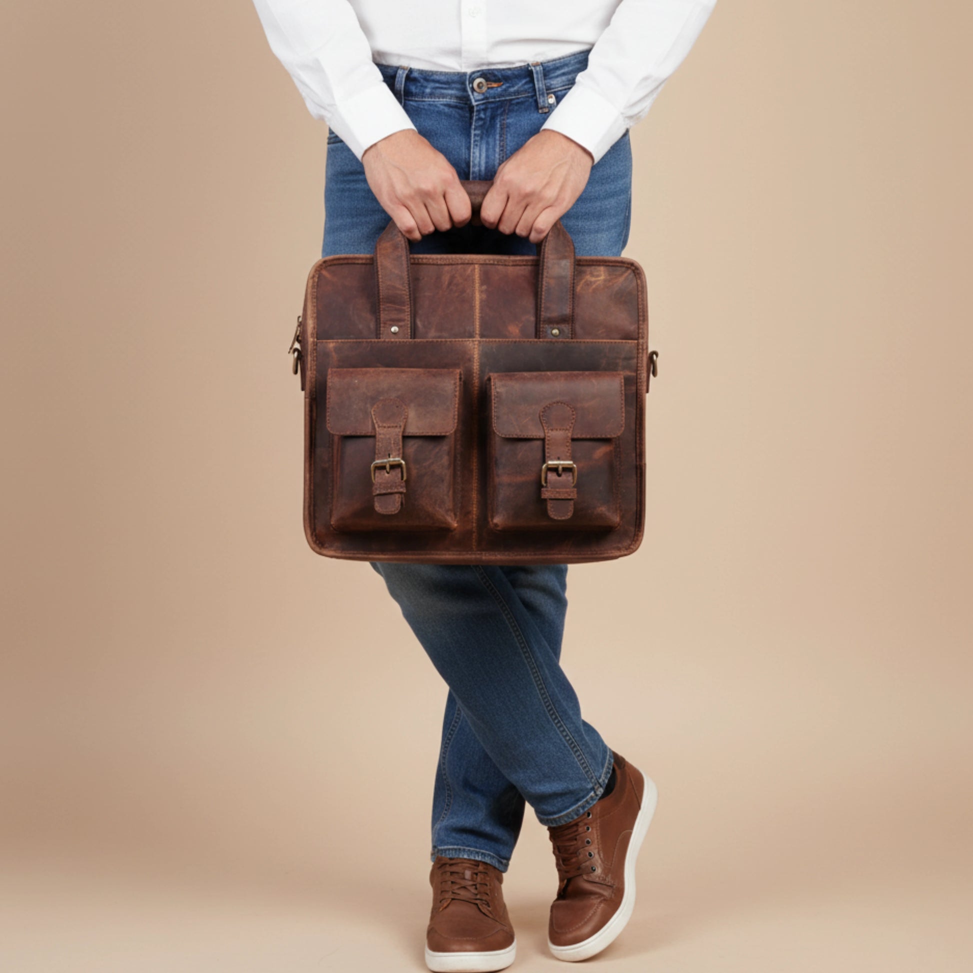 029 Leather Briefcase