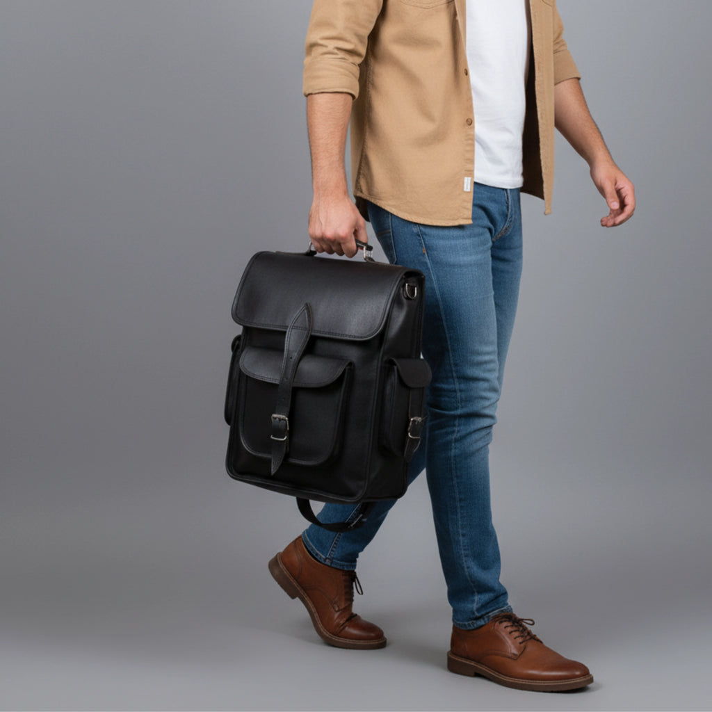 021 Leather Backpack