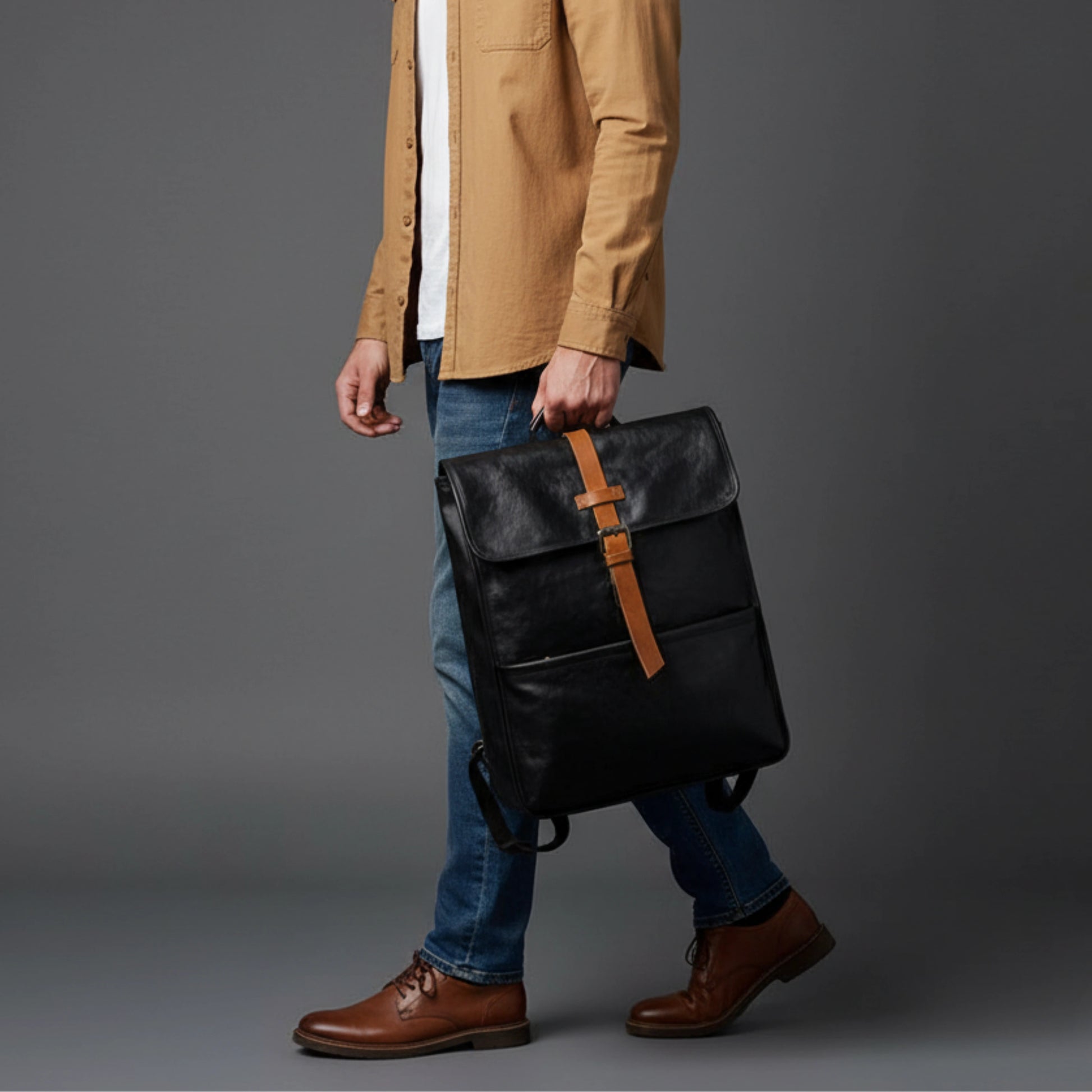 017 Leather Backpack