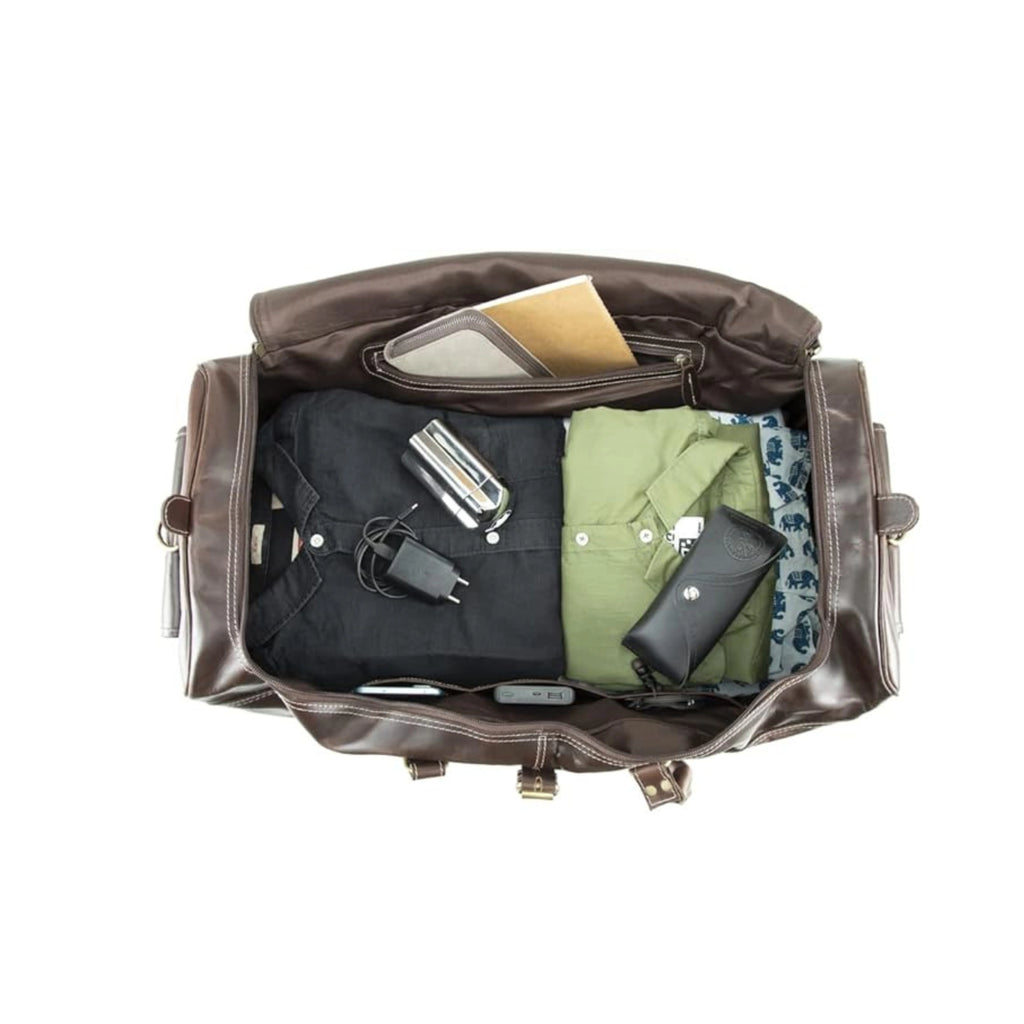 Everglades Waxed Leather Duffle