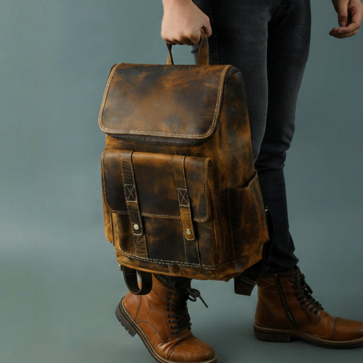 005 Leather Backpack