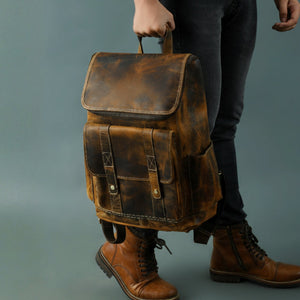 005 Leather Backpack