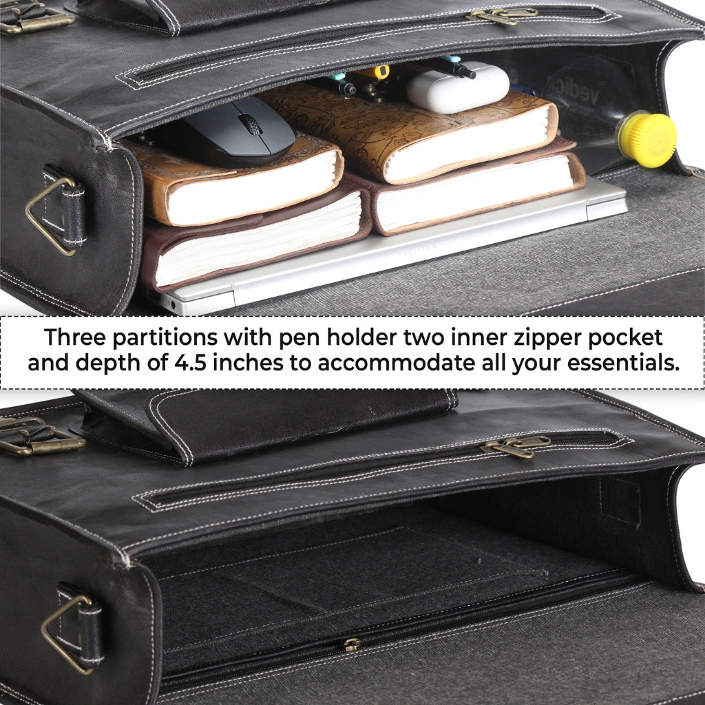 007 Leather Messenger