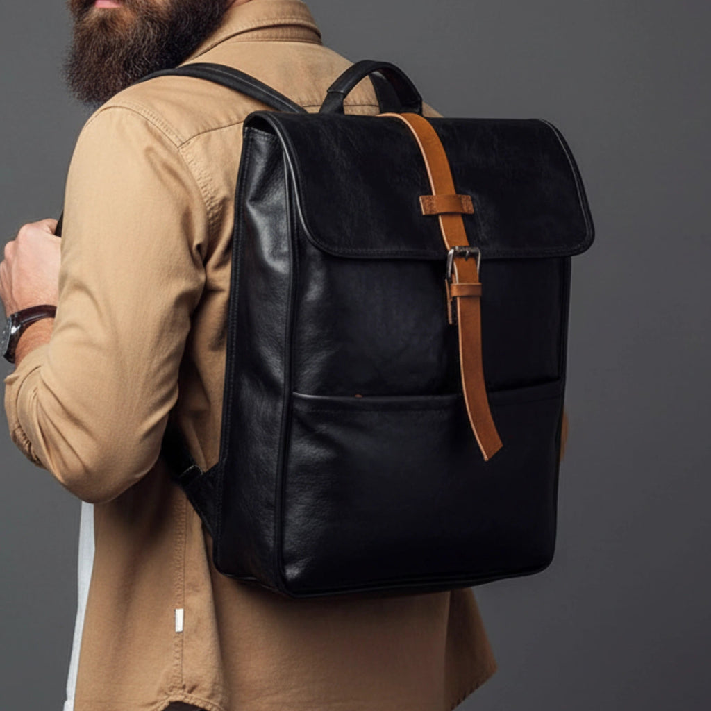 017 Leather Backpack