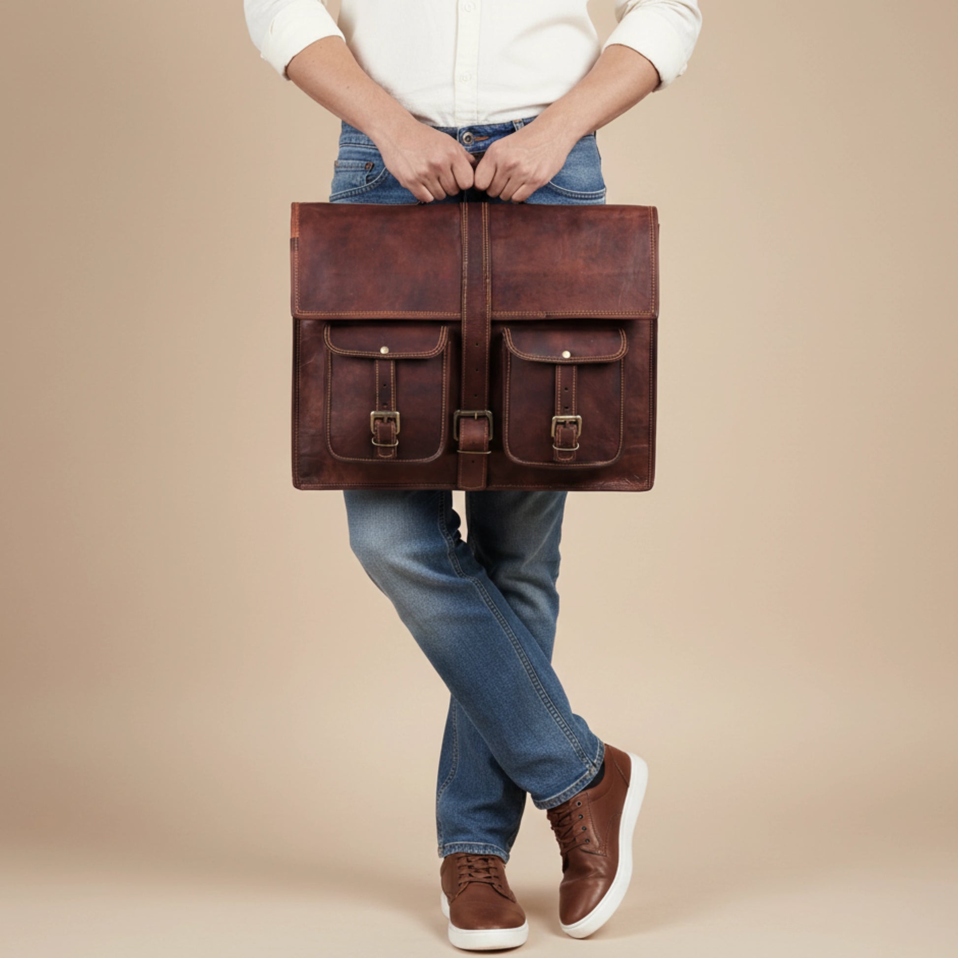 005 Leather Briefcase