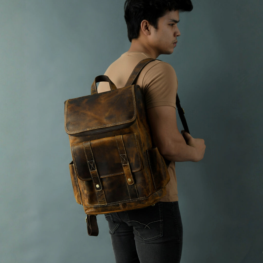 005 Leather Backpack