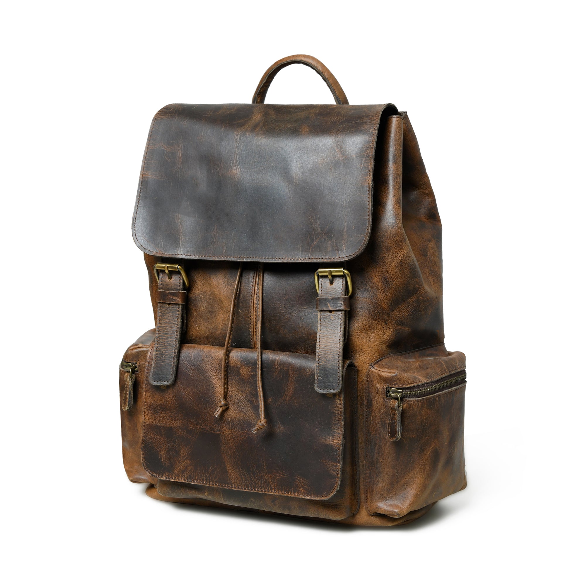 Everest Pro Leather Backpack