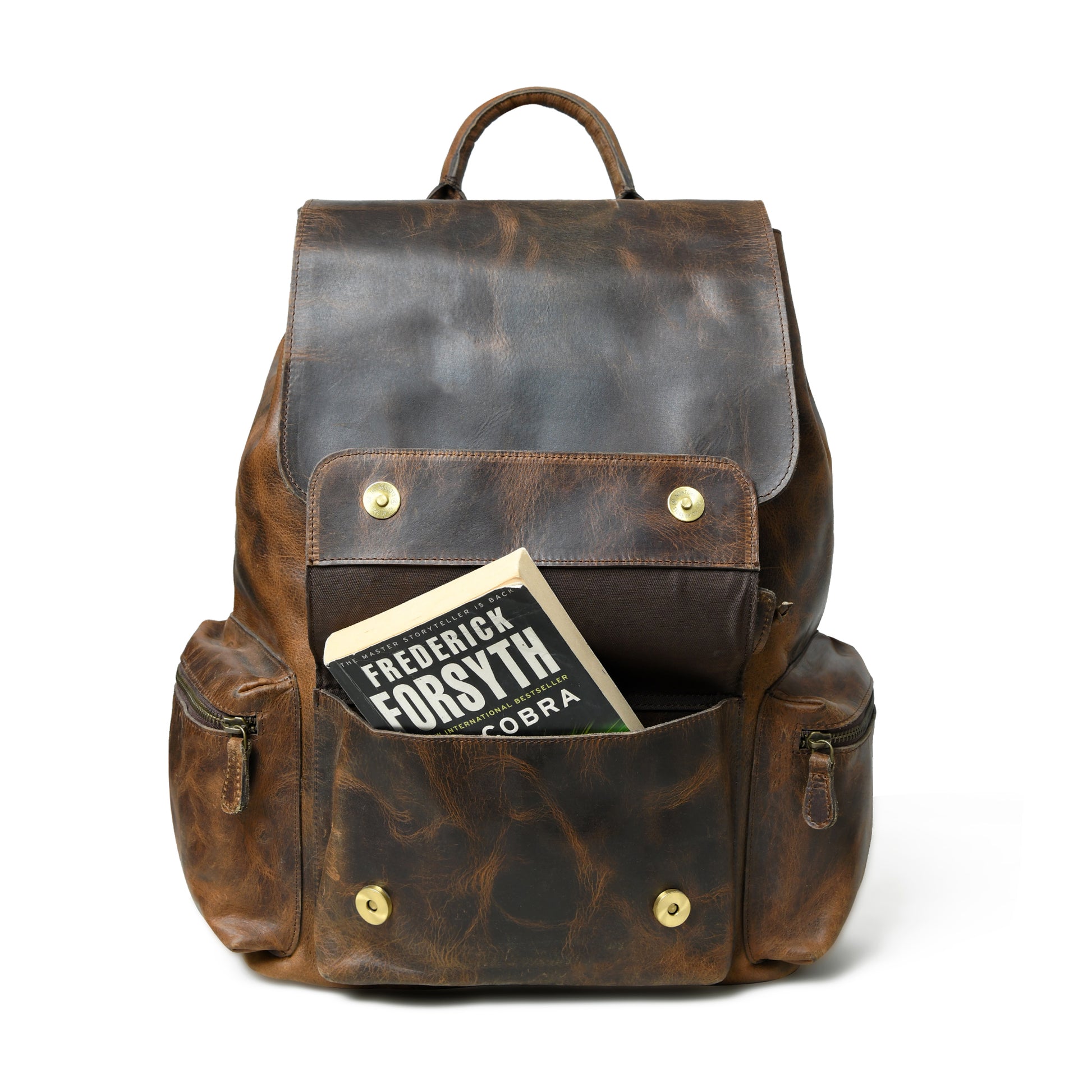 Everest Pro Leather Backpack