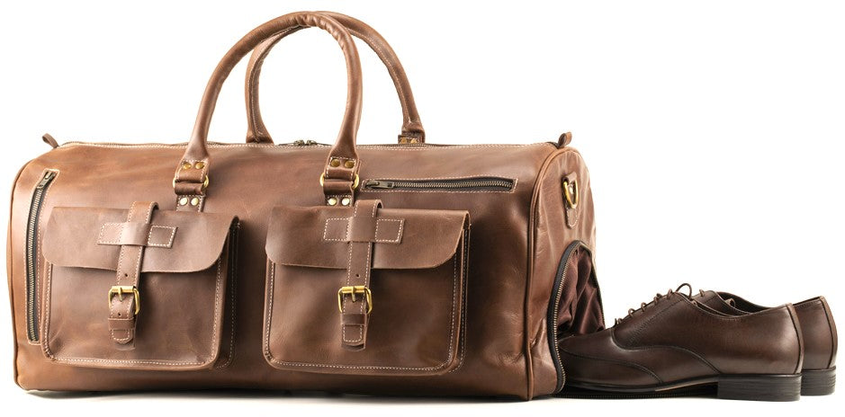 021 Leather Shoe Duffle