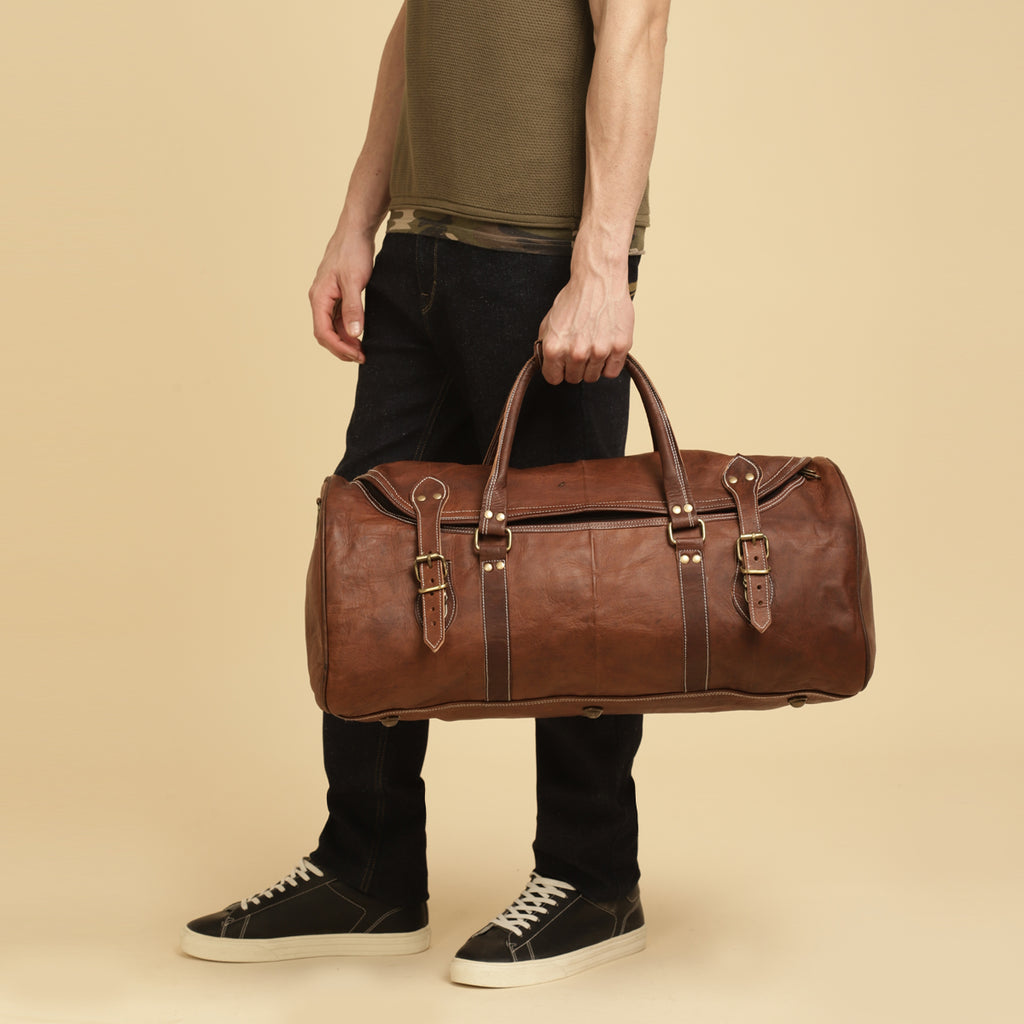 011 Leather Duffel Bag