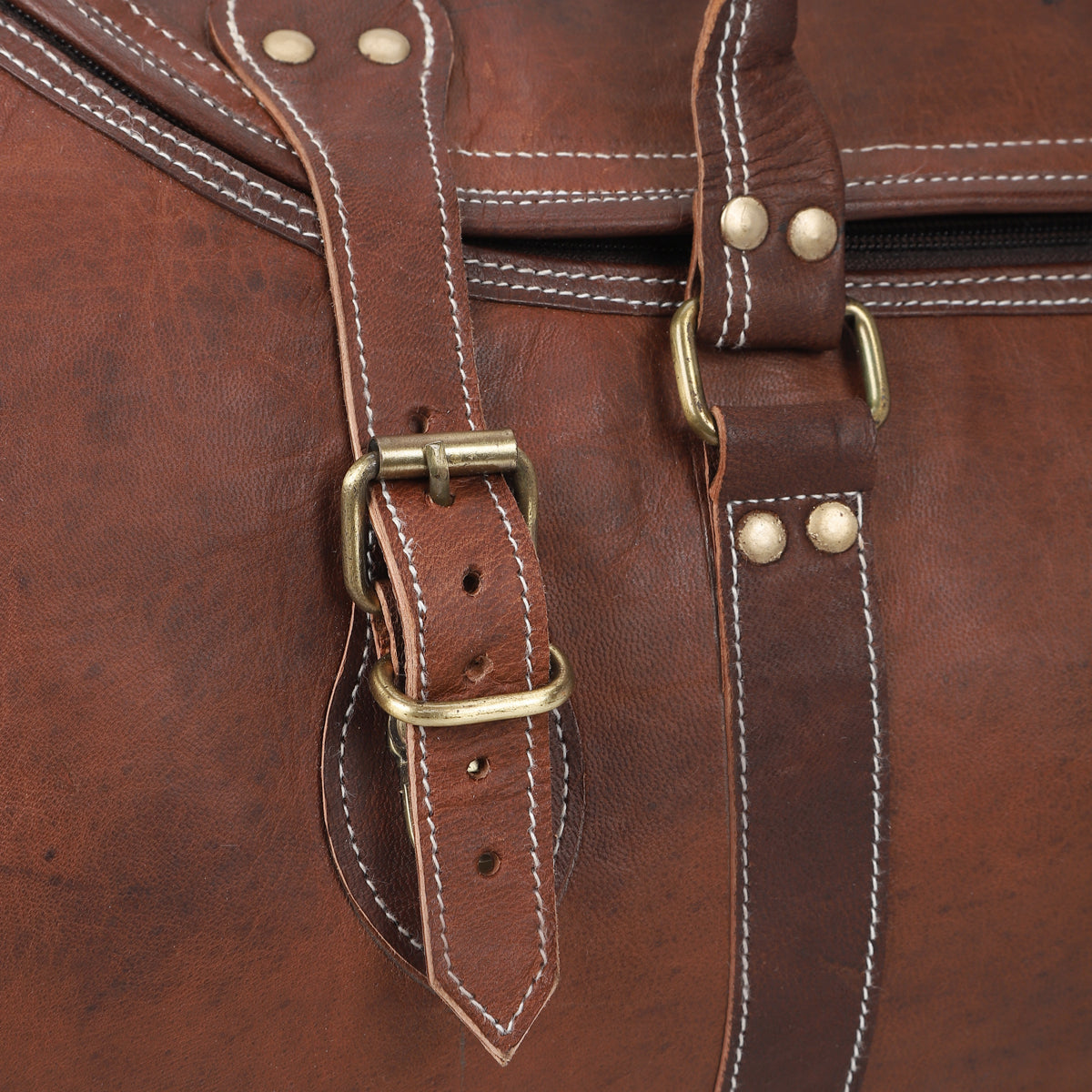 011 Leather Duffel Bag