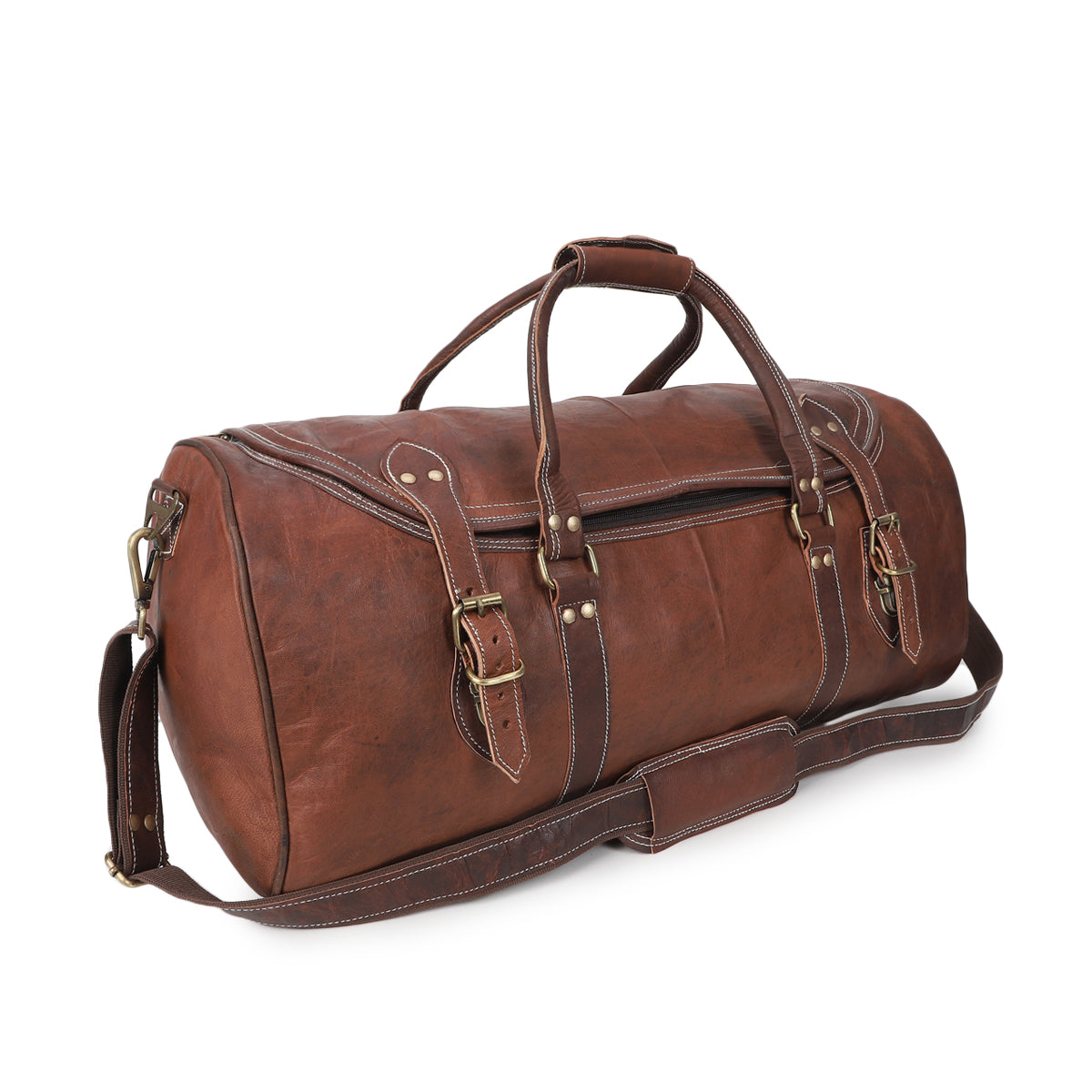 011 Leather Duffel Bag
