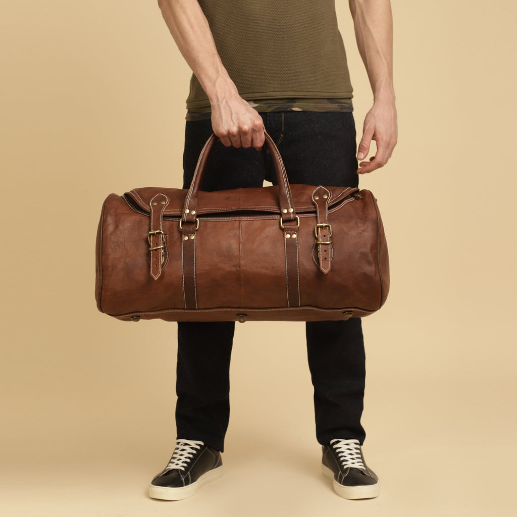 011 Leather Duffel Bag