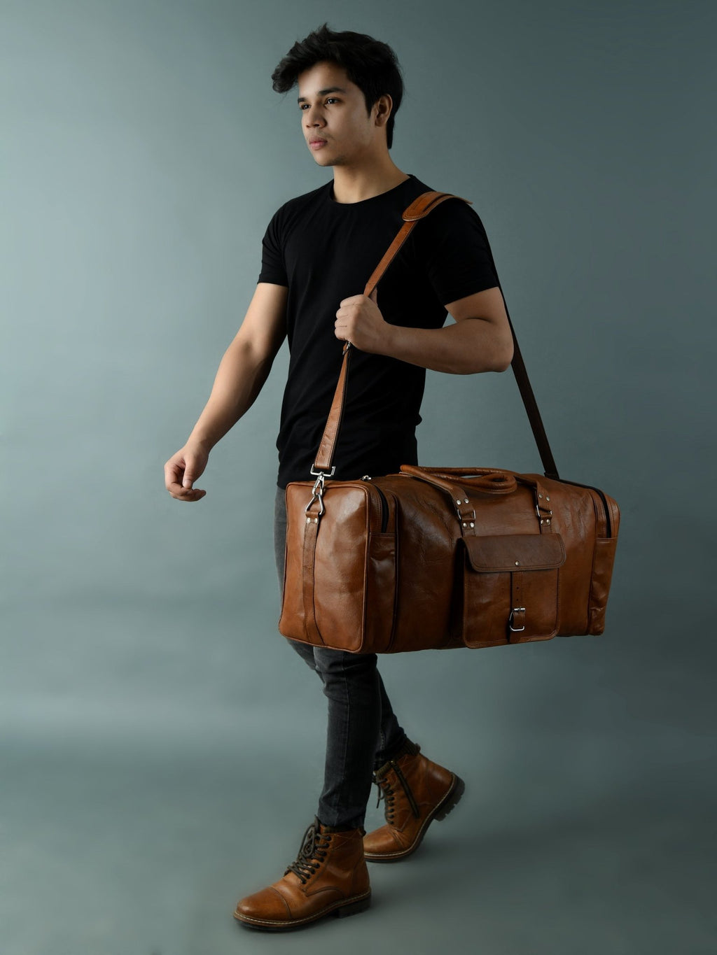 Homestead Duffle Bag - IND Leather