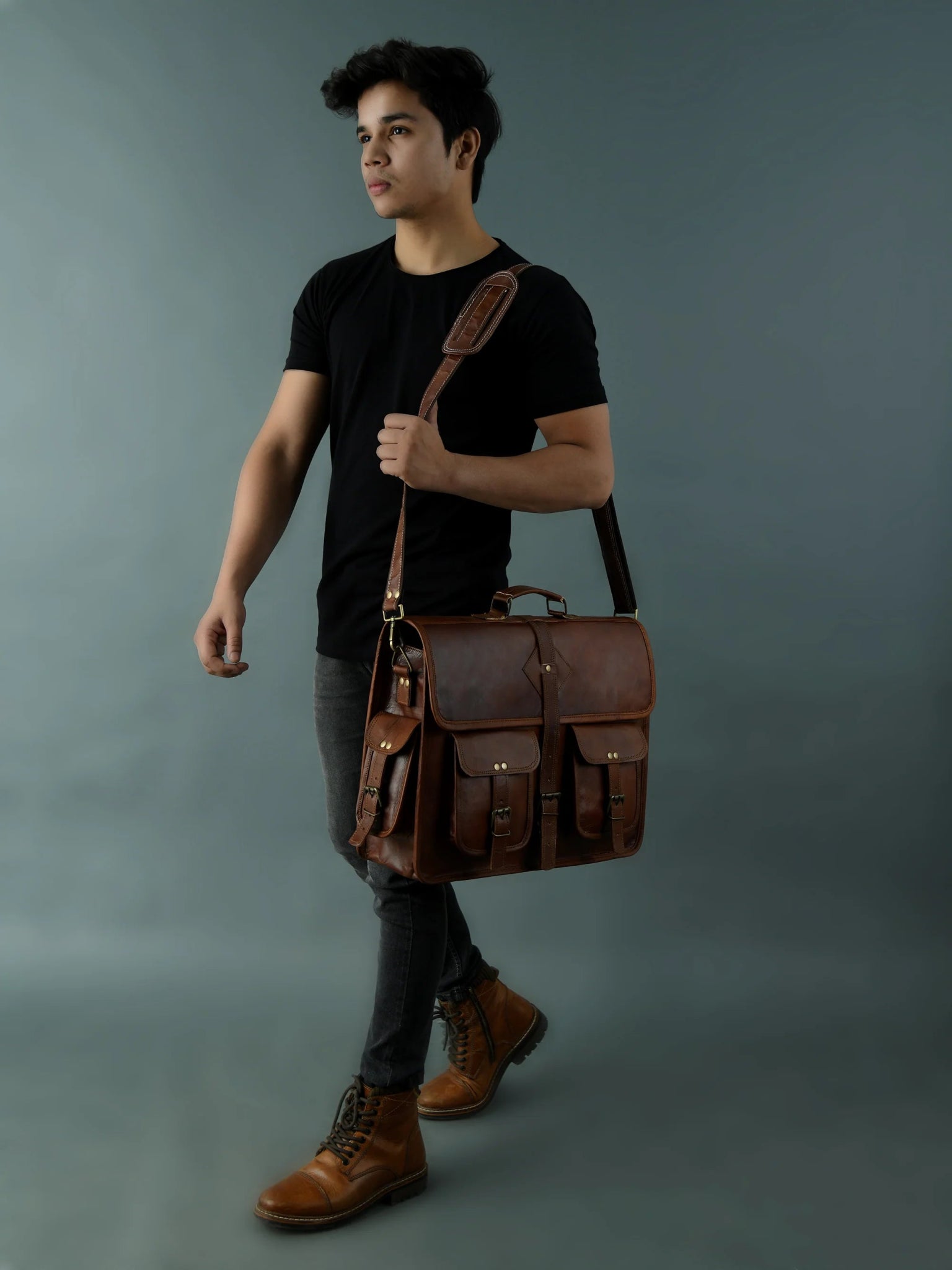 Lincoln Messenger Bag - IND Leather